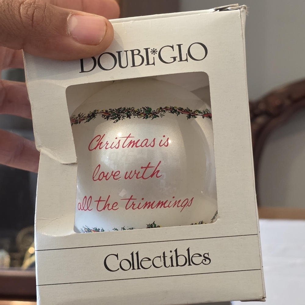 Double Glo Christmas Ornament